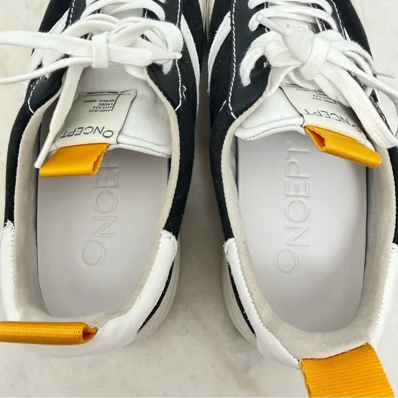 Oncept Lagos Black White Sneaker Size 8